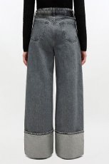 画像3: GANNI Rigid Denim Double Fly Baggy Jeans (3)