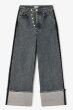 画像4: GANNI Rigid Denim Double Fly Baggy Jeans (4)
