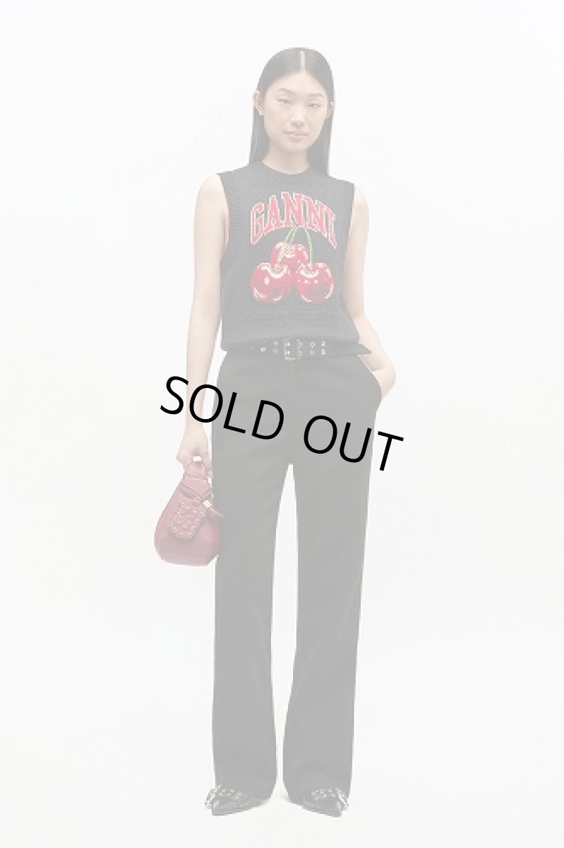 画像2: 【GANNI ガニー】Graphic print wool vest (2)