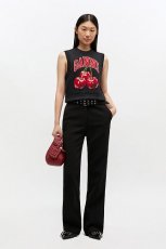 画像2: 【GANNI ガニー】Graphic print wool vest (2)