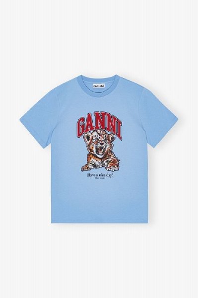 画像5: 【GANNI ガニー】 Basic Jersey Leopard Relaxed T-shirt (5)