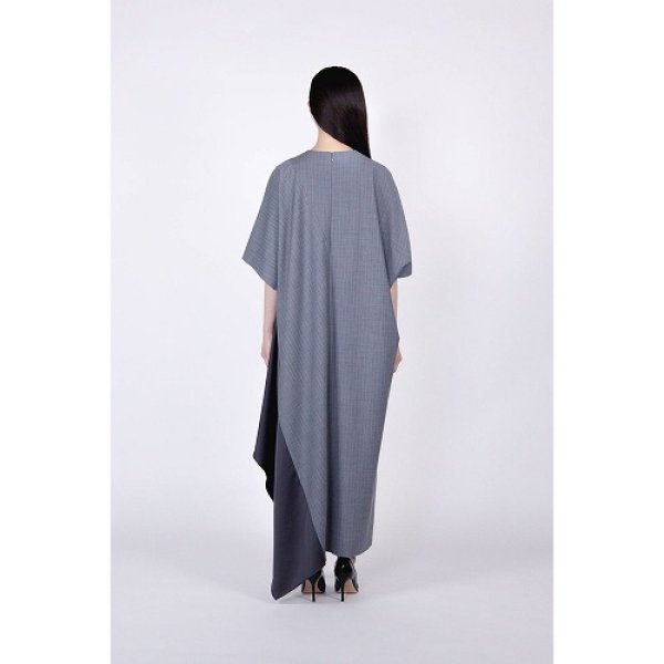 画像4: th products TARO HORIUCHI Satin Mix Bias Cut Dress (4)