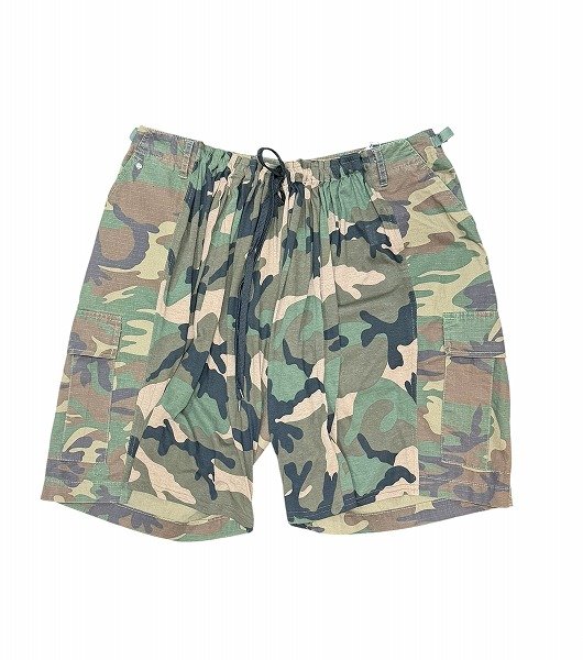 画像1: BLESS 3115 Over Camou Jersey Shorts (1)