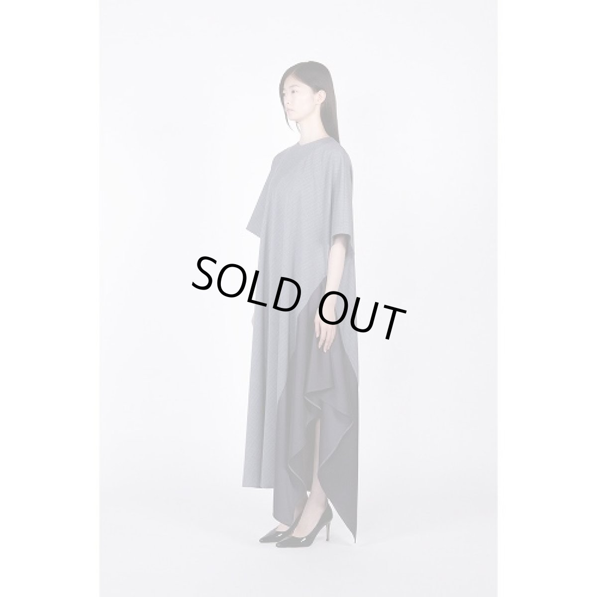 画像3: th products TARO HORIUCHI Satin Mix Bias Cut Dress (3)