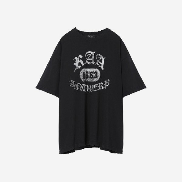 画像1: th products TARO HORIUCHI Damaged College Tee  (1)