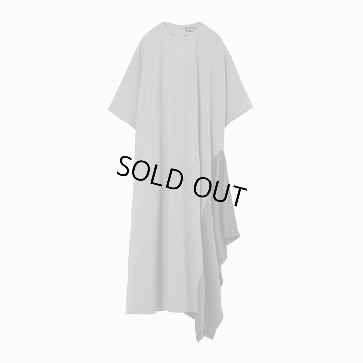 画像1: th products TARO HORIUCHI Satin Mix Bias Cut Dress (1)