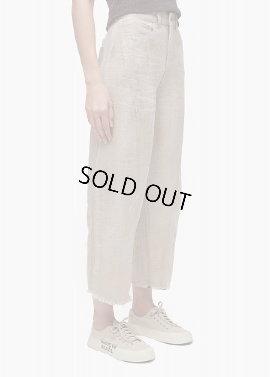 画像2: OSKLEN  オスクレン パンツ Gold Jute Cutout Pants (2)