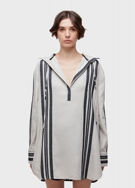 画像3: OSKLEN  オスクレン トップス Longline Chemise (3)