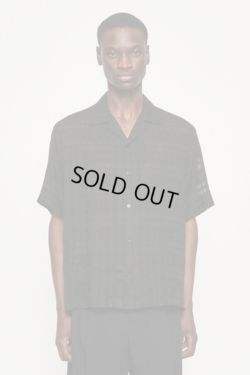 画像1: CMMN SWDN　Ted — Sheer Check Shirt (1)