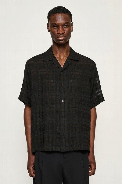 画像1: CMMN SWDN　Ted — Sheer Check Shirt (1)