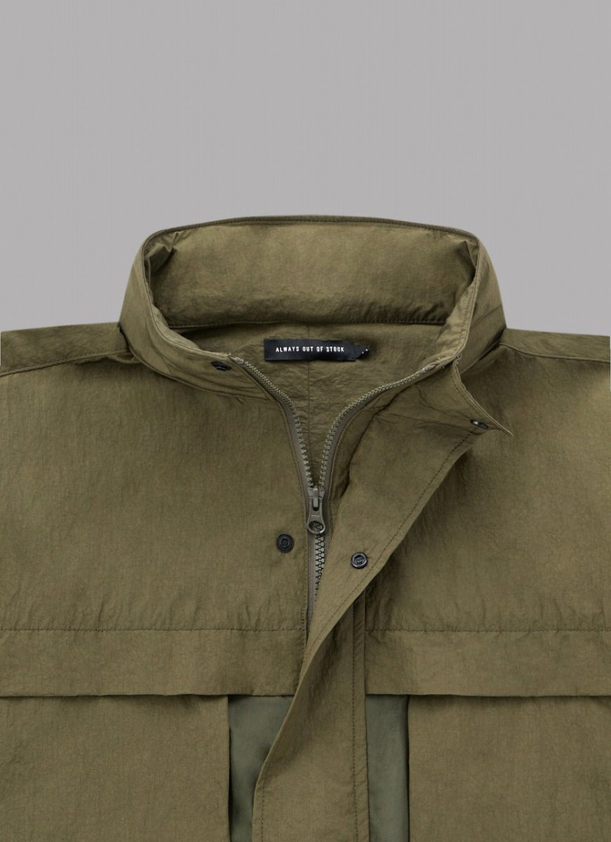 画像6: ALWAYS OUT OF STOCK　COMBINATION LIGHT SHELL JACKET-BLACK (6)