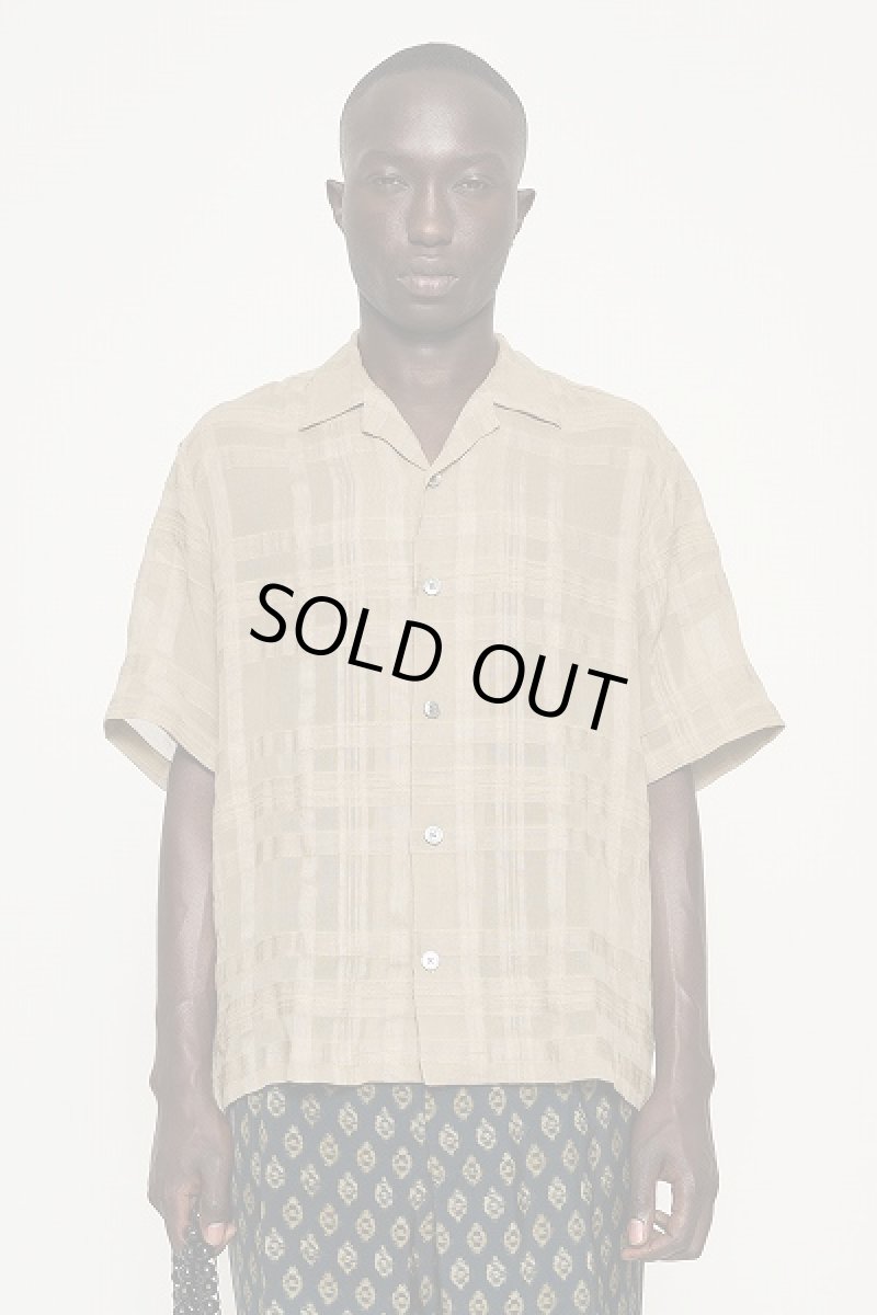 画像1: CMMN SWDN　Ted — Sheer Check Shirt (1)