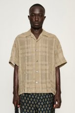 画像1: CMMN SWDN　Ted — Sheer Check Shirt (1)
