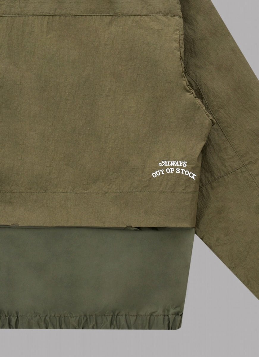 画像7: ALWAYS OUT OF STOCK　COMBINATION LIGHT SHELL JACKET-BLACK (7)