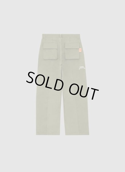 画像3: ALWAYS OUT OF STOCK　OVER PLEATED TROUSERS-OLIVE (3)