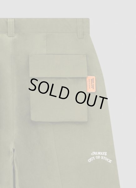 画像4: ALWAYS OUT OF STOCK　OVER PLEATED TROUSERS-OLIVE (4)