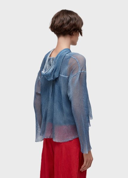 画像4: OSKLEN  オスクレン Long-sleeved Degradé Mesh Shirt (4)