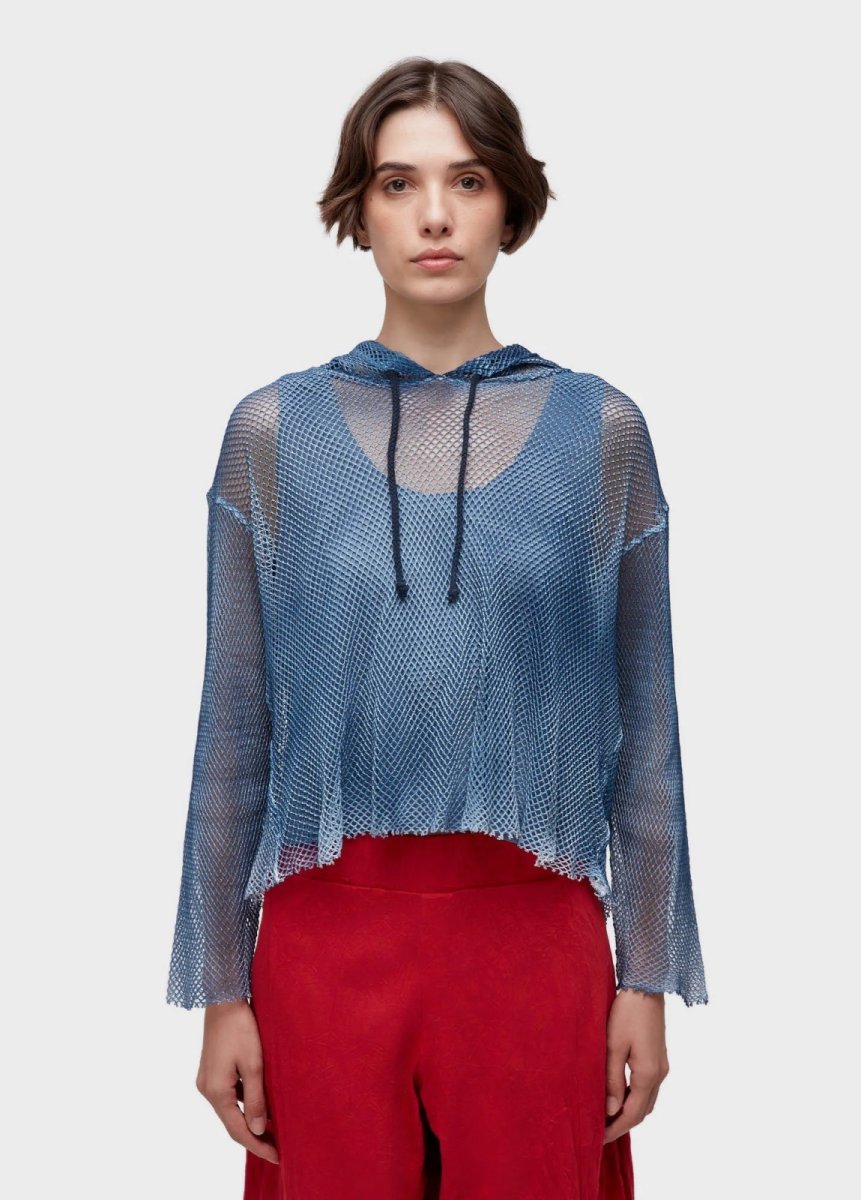 画像1: OSKLEN  オスクレン Long-sleeved Degradé Mesh Shirt (1)