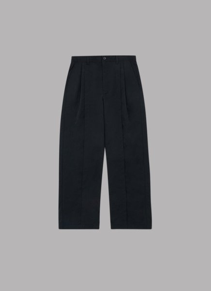画像1: ALWAYS OUT OF STOCK　OVER PLEATED TROUSERS-BLACK (1)