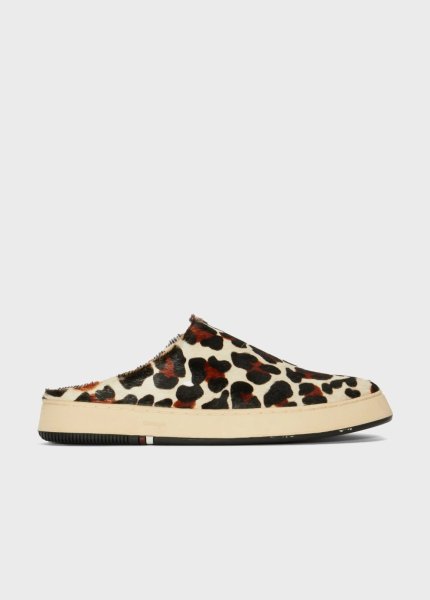 画像1: OSKLEN  オスクレン シューズ Soho Leopard Mule (1)