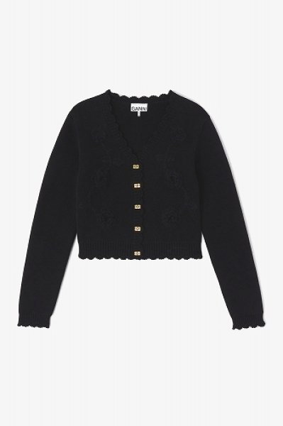 画像1: 【GANNI ガニー】Crinkle check blouse (1)