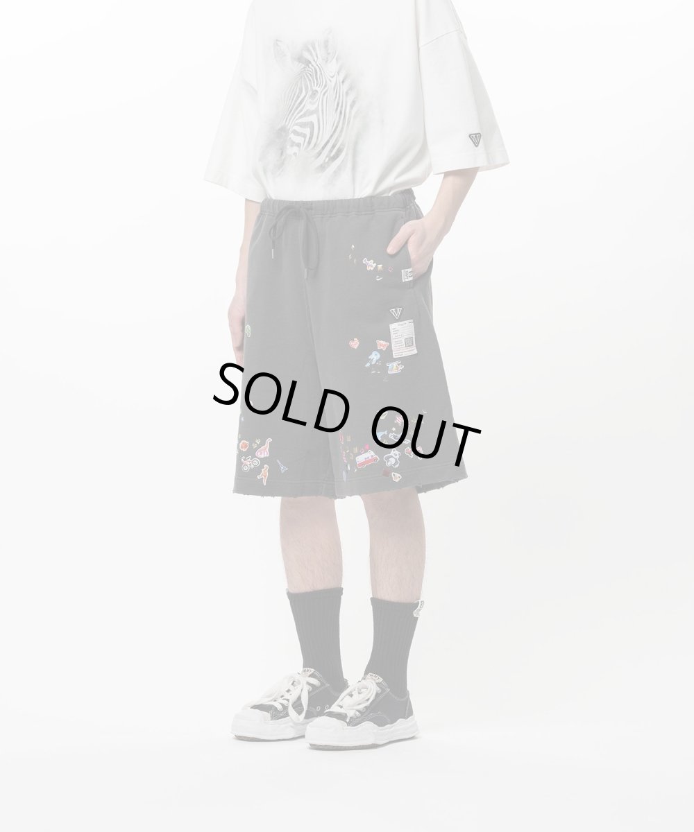 画像4: Maison MIHARA YASUHIRO Kids Sticker Printed Sweat Shorts (4)