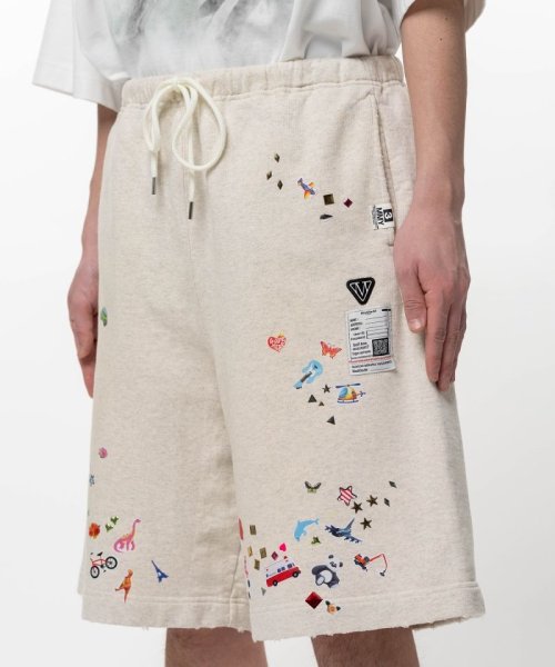 画像6: Maison MIHARA YASUHIRO Kids Sticker Printed Sweat Shorts (6)