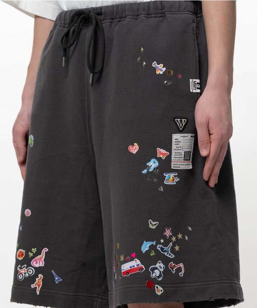 画像6: Maison MIHARA YASUHIRO Kids Sticker Printed Sweat Shorts (6)