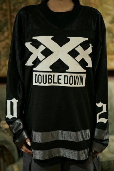 画像3: TAIN DOUBLE PUSH　DOUBLE DOWN FOOTBALL T-SHIRTS (3)