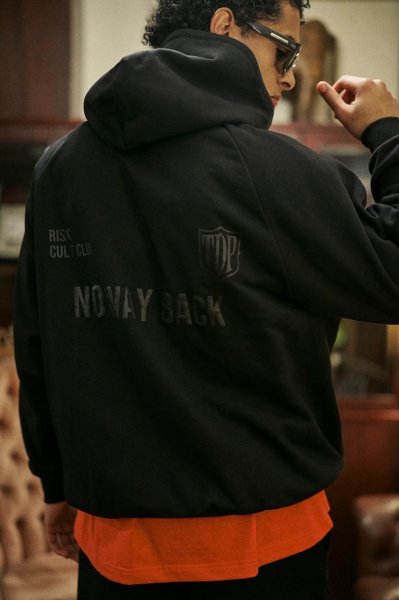 画像3: TAIN DOUBLE PUSH　MONOGRAM P/O SWEAT HOODIE (3)