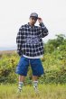 画像3: MAYO　FRONT LOGO EMBROIDERY CHECK SHIRT (3)