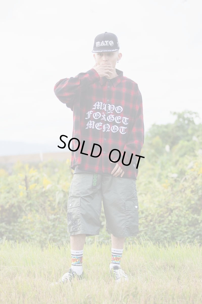 画像3: MAYO　FRONT LOGO EMBROIDERY CHECK SHIRT (3)