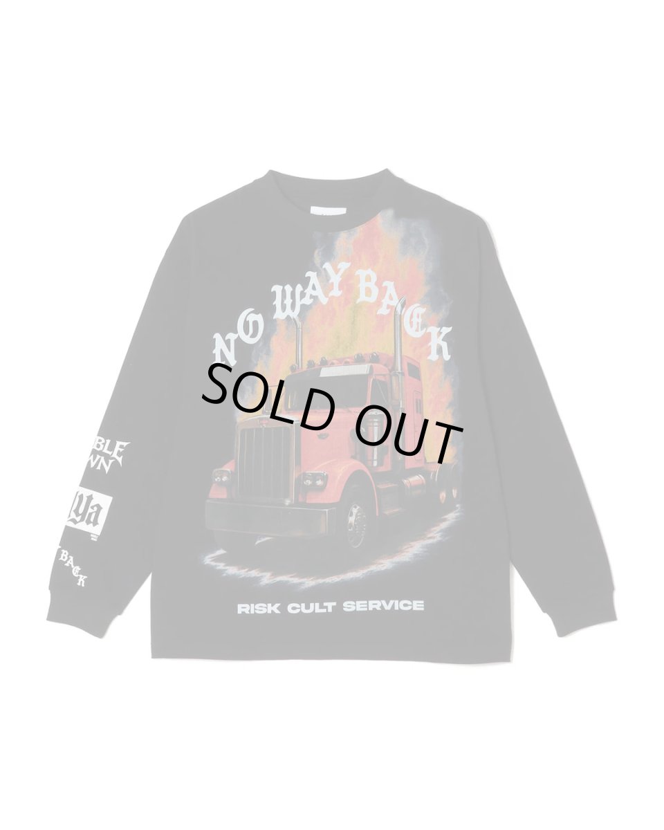画像1: TAIN DOUBLE PUSH　RISK CULT SERVICE LONG SLEEVE T-SHIRTS (1)