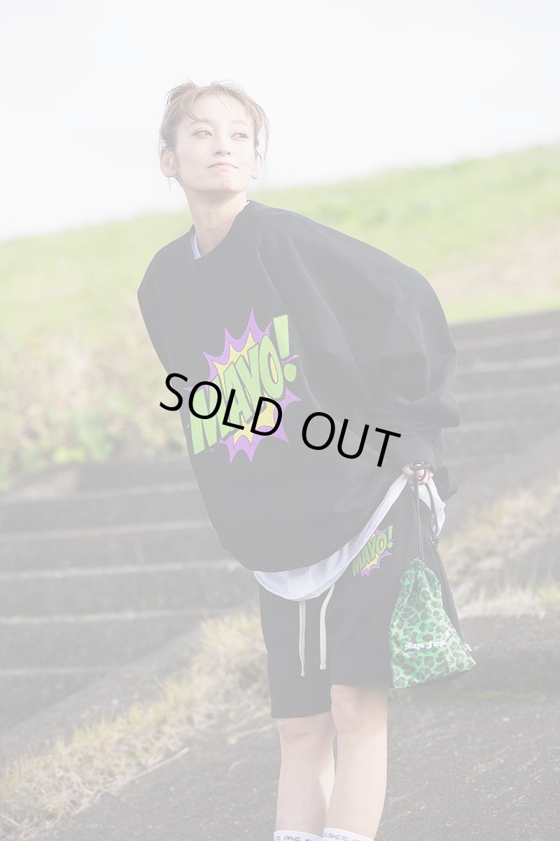 画像3: MAYO　SPEECH BUBBLE GARMENT DYE EMBROIDERY SWEAT SHORTS (3)