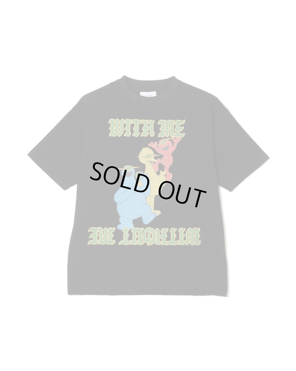 画像1: TAIN DOUBLE PUSH　WITH ME WITHOUT ME 半袖Tシャツ (1)
