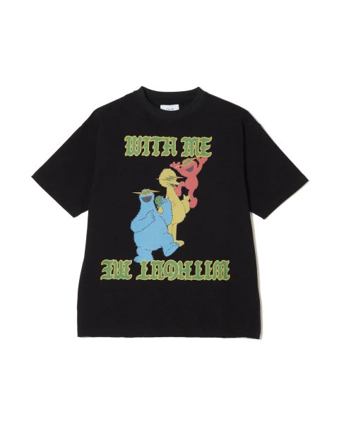 画像1: TAIN DOUBLE PUSH　WITH ME WITHOUT ME 半袖Tシャツ (1)