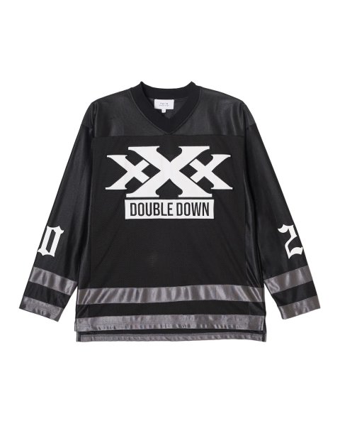 画像1: TAIN DOUBLE PUSH　DOUBLE DOWN FOOTBALL T-SHIRTS (1)