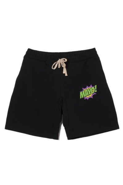 画像1: MAYO　SPEECH BUBBLE GARMENT DYE EMBROIDERY SWEAT SHORTS (1)