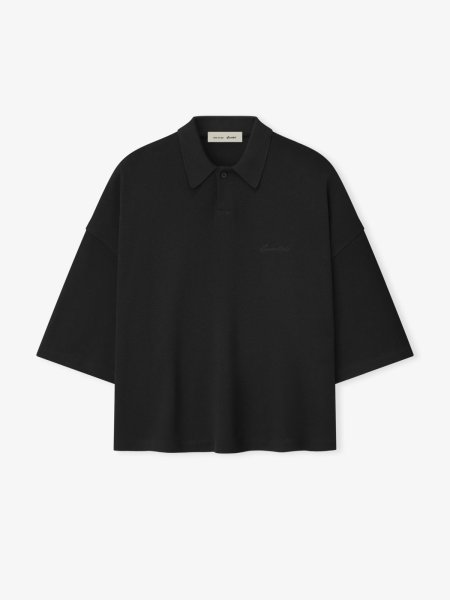 画像1: ESSENTIALS FEAR OF GOD　Pique Signature 90s Cropped Polo (1)