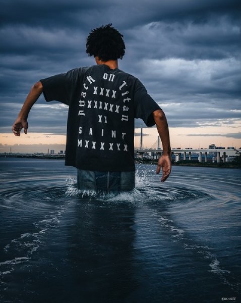 画像4: SAINT Mxxxxxx_進撃の巨人　ATTACK ON TITAN AOT_SS TEE (4)