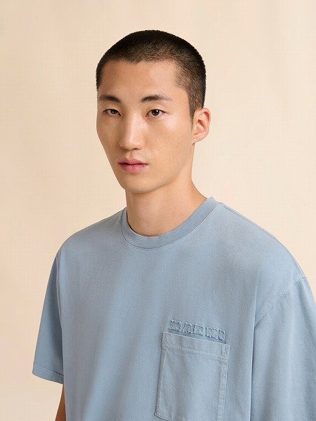画像4: MARNI  パッチ コットン Tシャツ ライトブルー (4)