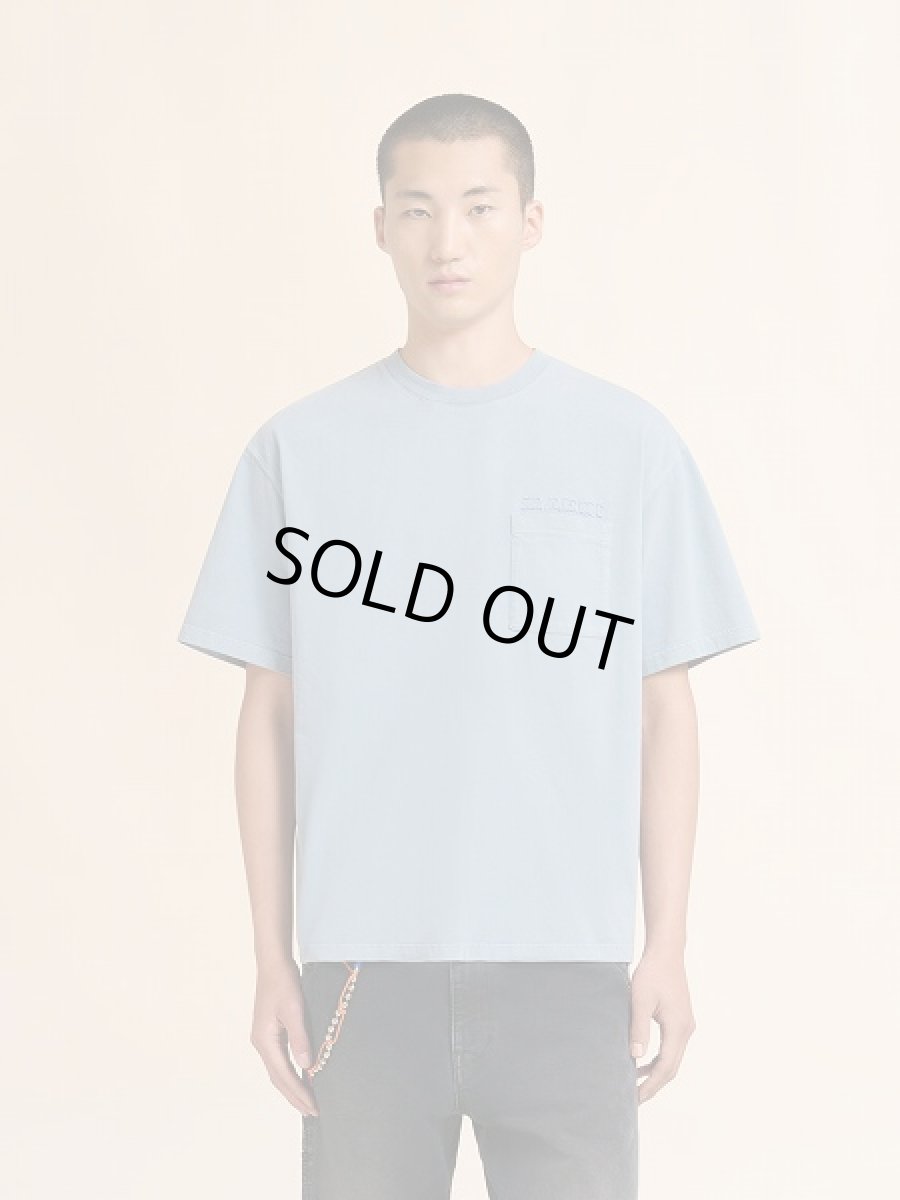 画像2: MARNI  パッチ コットン Tシャツ ライトブルー (2)