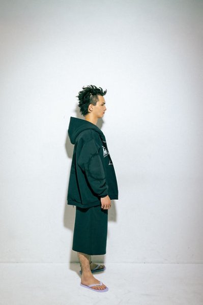 画像5: mindseeker  Cross Punk Sweat Shorts / BLACK (5)