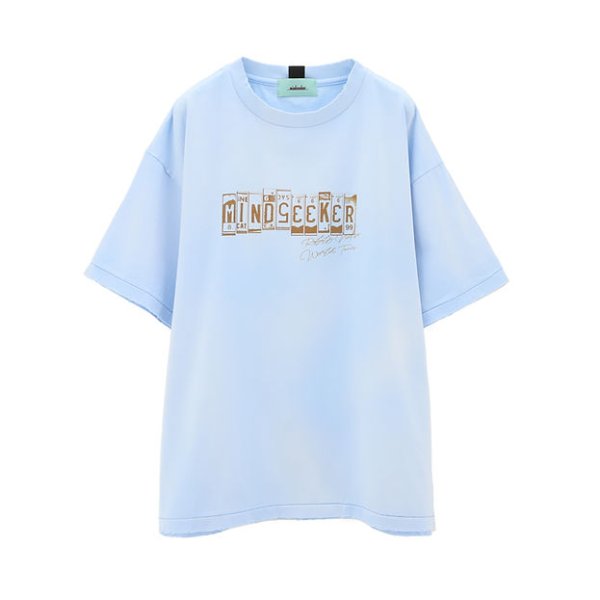 画像1: mindseeker  MDSK TOUR Tee / CYAN (1)