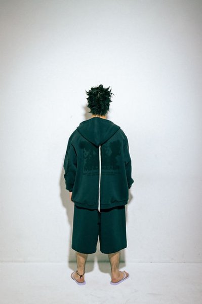 画像4: mindseeker  Cross Punk Sweat Shorts / BLACK (4)