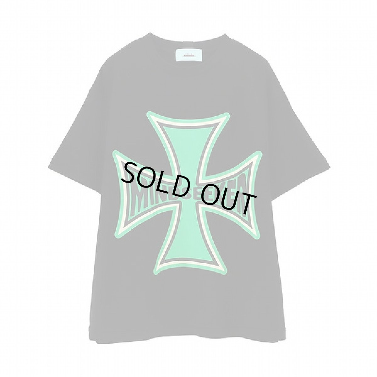 画像1: mindseeker  Cross Punk Tee / BLACK (1)