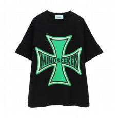 画像1: mindseeker  Cross Punk Tee / BLACK (1)