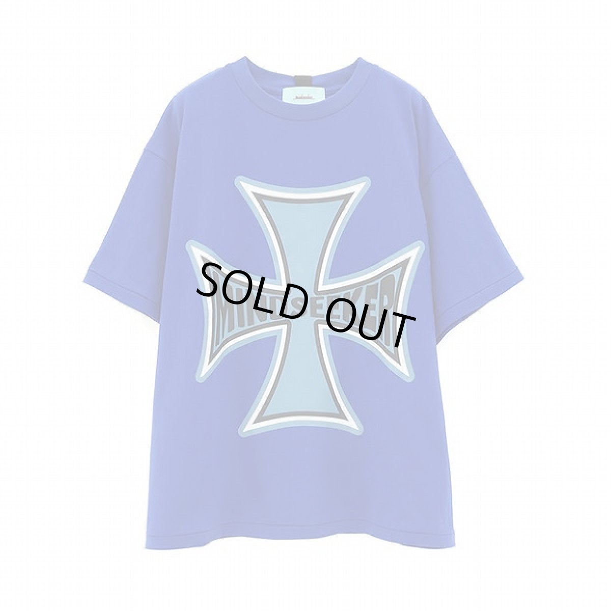 画像1: mindseeker  Cross Punk Tee / BLUE (1)
