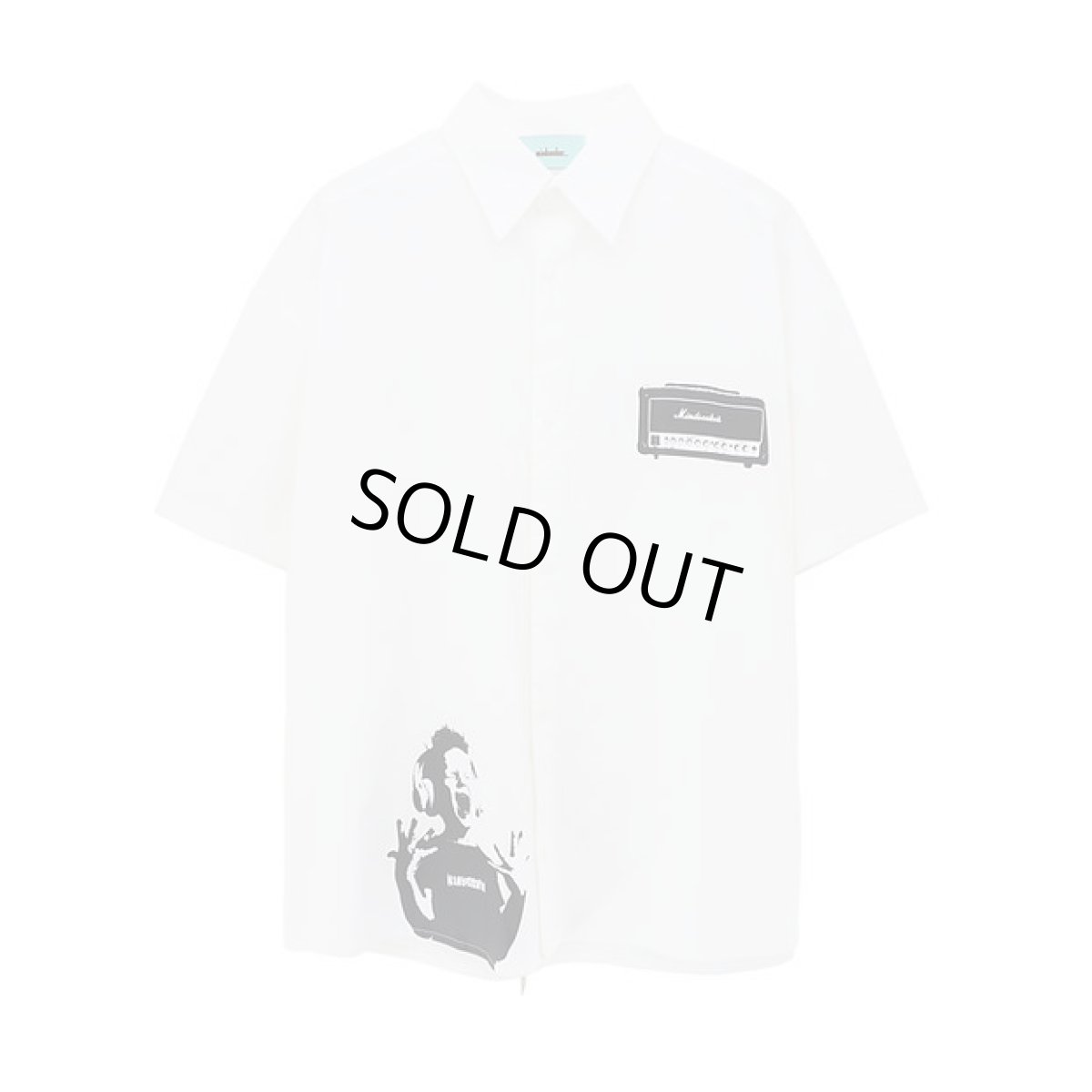 画像1: mindseeker  Scream Boy Short Sleeve Shirts / WHITE (1)