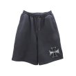 画像1: mindseeker  Cross Punk Sweat Shorts / BLACK (1)